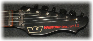 Westone LX -X198SWG Headstock Front