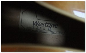 '85 Westone King II-Label