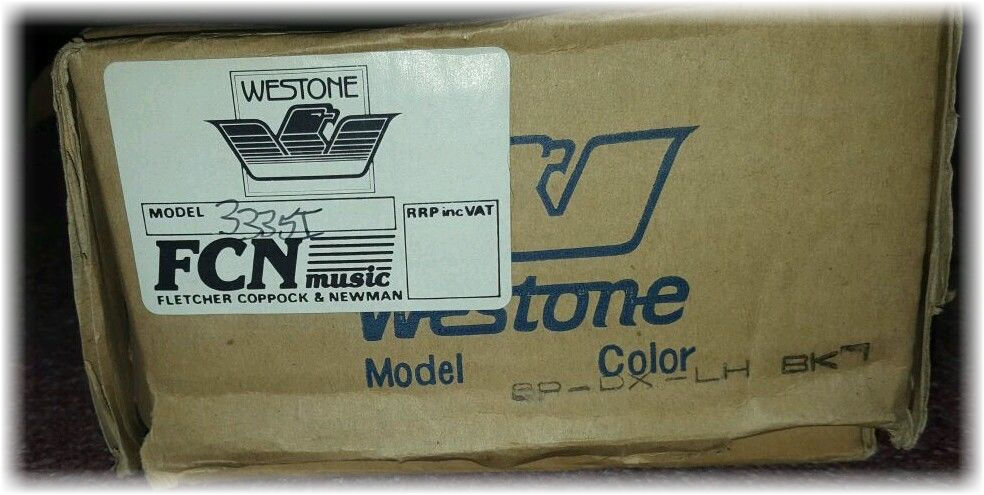 westone spectrum RH original cardboard box w-FCN label
