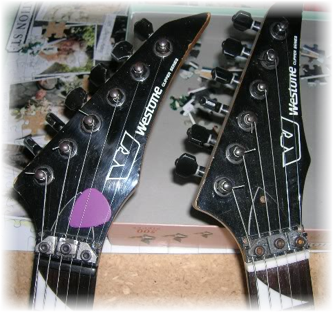 C:\Users\Barry\Desktop\Westone Guitars for Resto Section of Website\Corsair\'87 Clipper pix\'87 clipper headstock compare.png